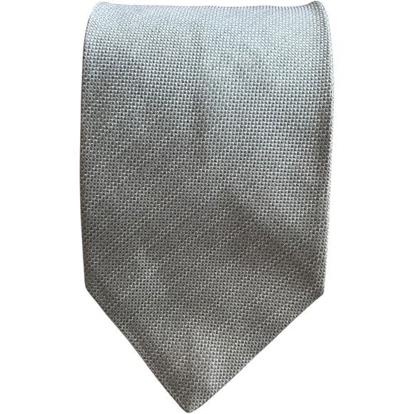 Tiffany & Co. Silver-Grey Silk Tie - Picture 1 of 4